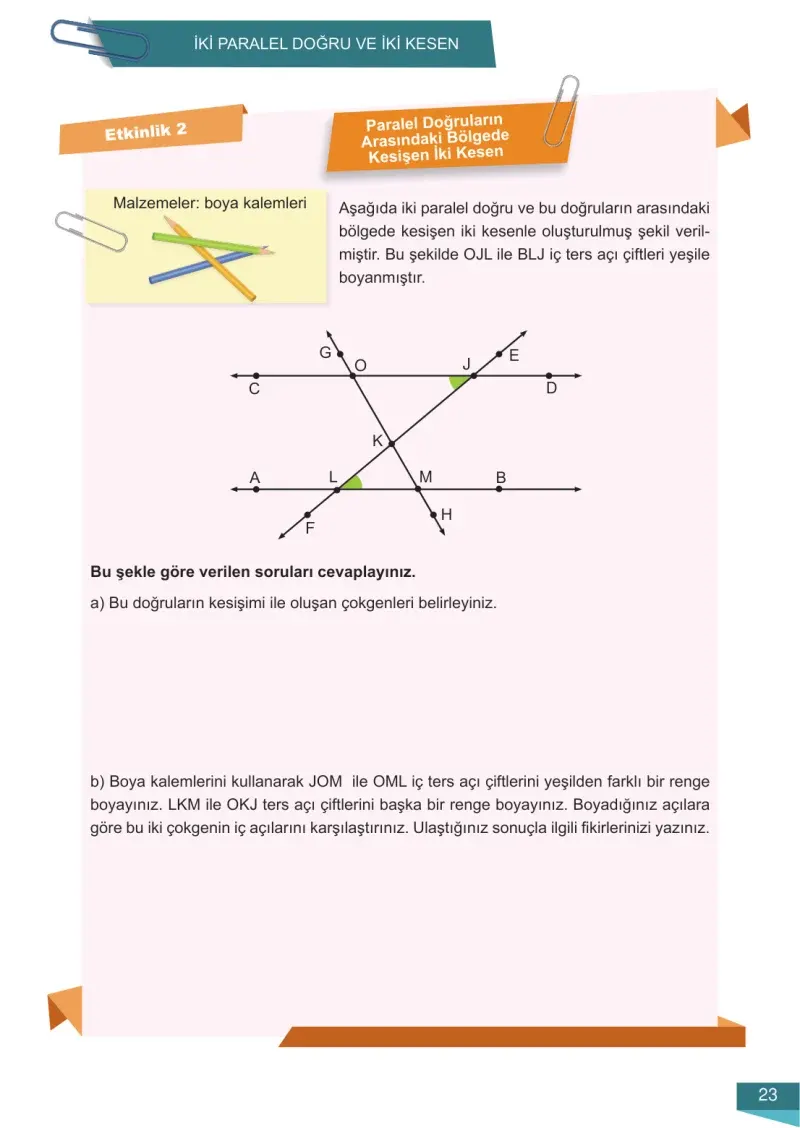 6. Sınıf Matematik Ders Kitabı Cevapları Meb Yayınları 2 Sayfa 23