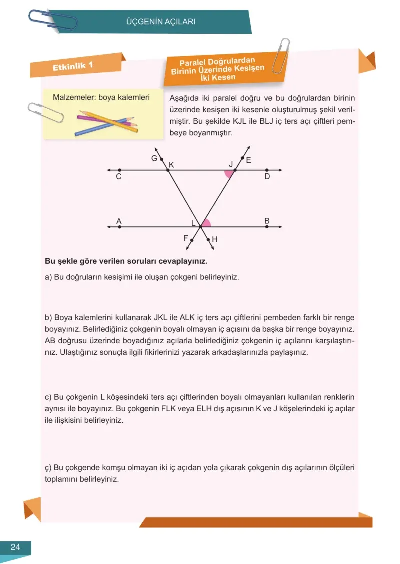 6. Sınıf Matematik Ders Kitabı Cevapları Meb Yayınları 2 Sayfa 24