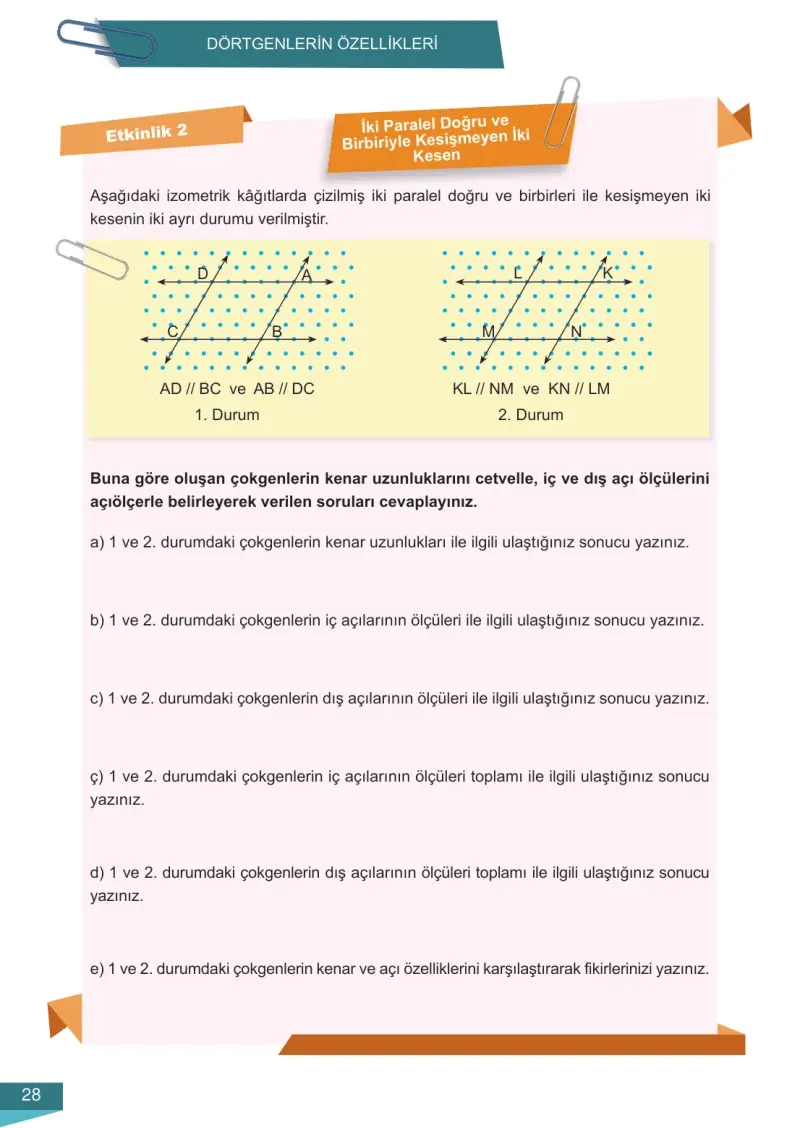 6. Sınıf Matematik Ders Kitabı Cevapları Meb Yayınları 2 Sayfa 28