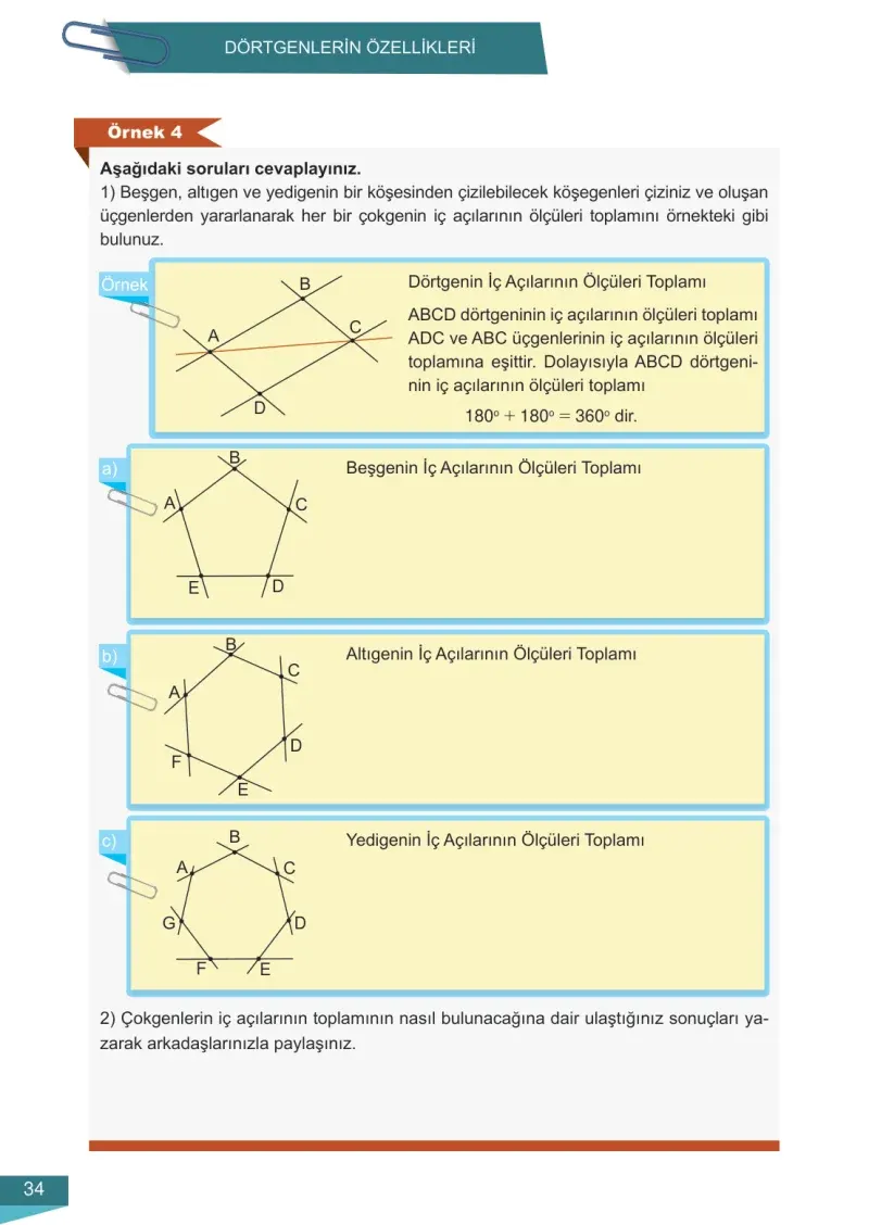 6. Sınıf Matematik Ders Kitabı Cevapları Meb Yayınları 2 Sayfa 34