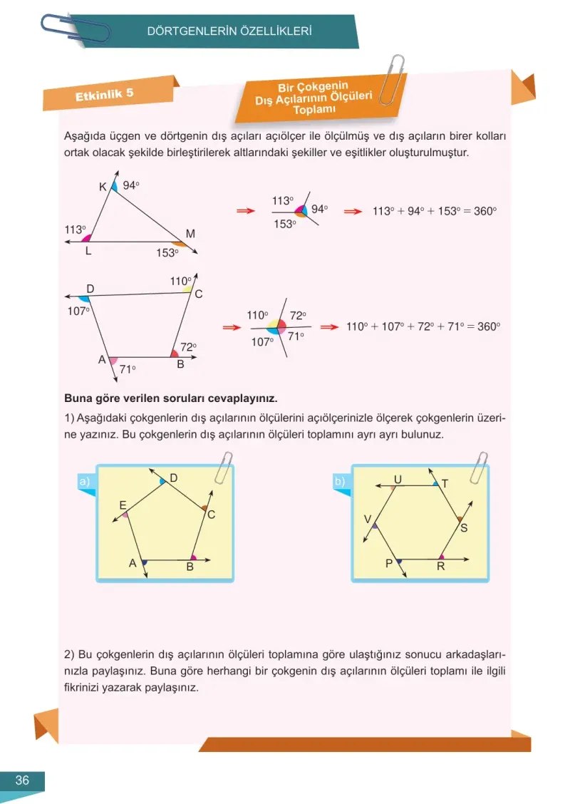 6. Sınıf Matematik Ders Kitabı Cevapları Meb Yayınları 2 Sayfa 36