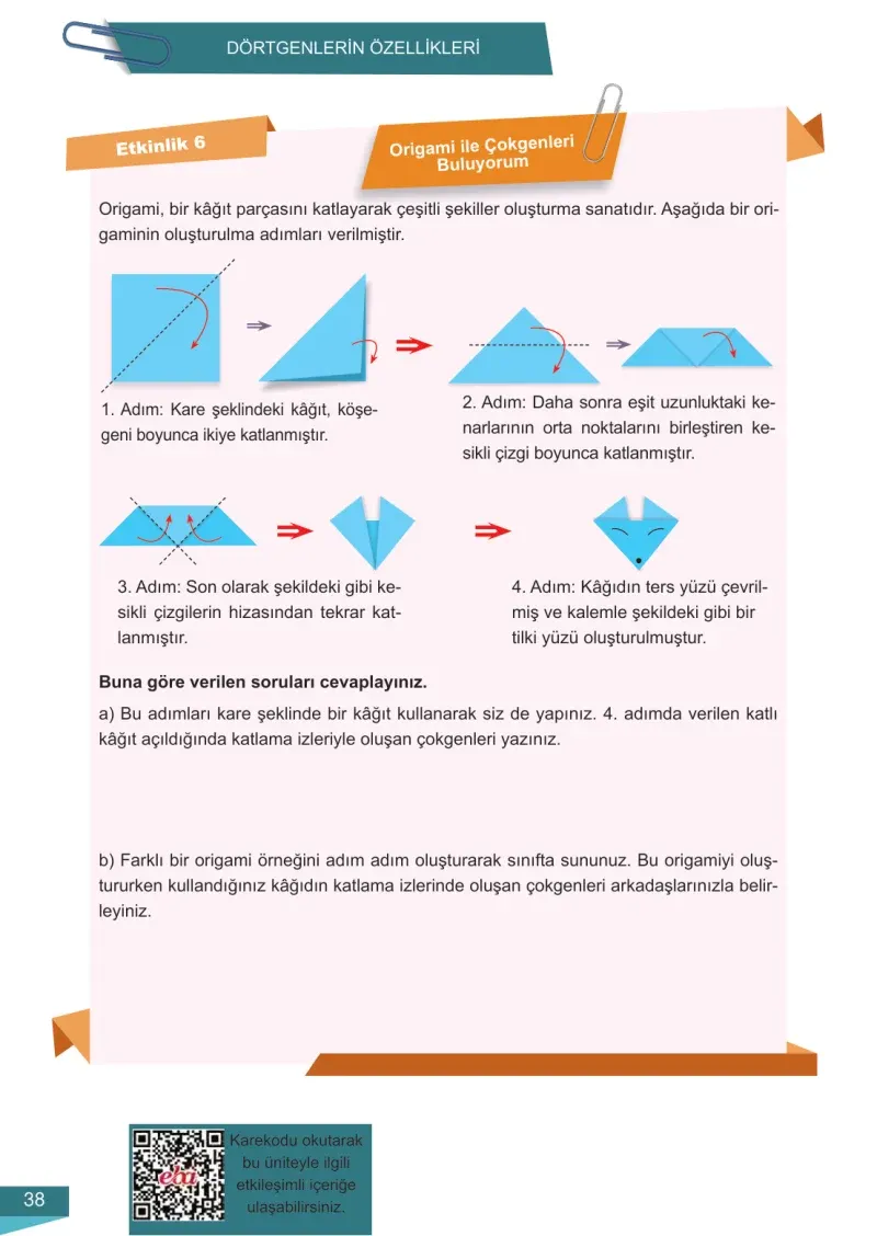 6. Sınıf Matematik Ders Kitabı Cevapları Meb Yayınları 2 Sayfa 38