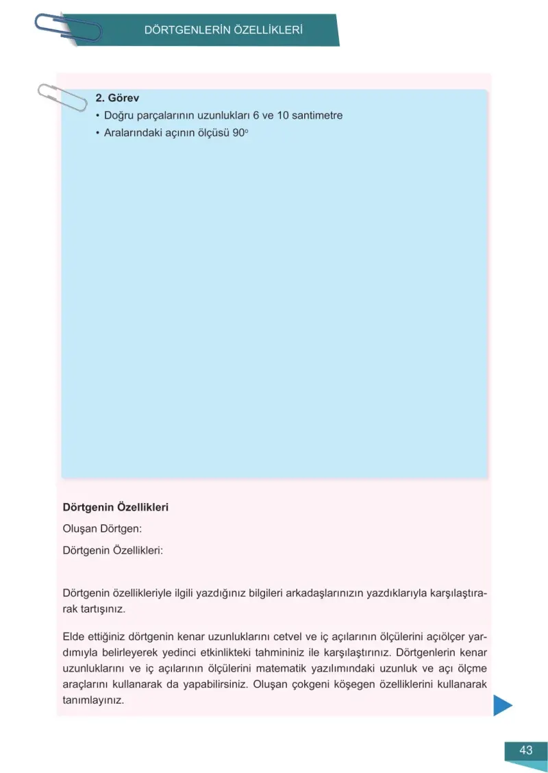 6. Sınıf Matematik Ders Kitabı Cevapları Meb Yayınları 2 Sayfa 43