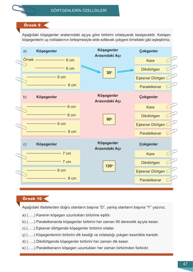 6. Sınıf Matematik Ders Kitabı Cevapları Meb Yayınları 2 Sayfa 47