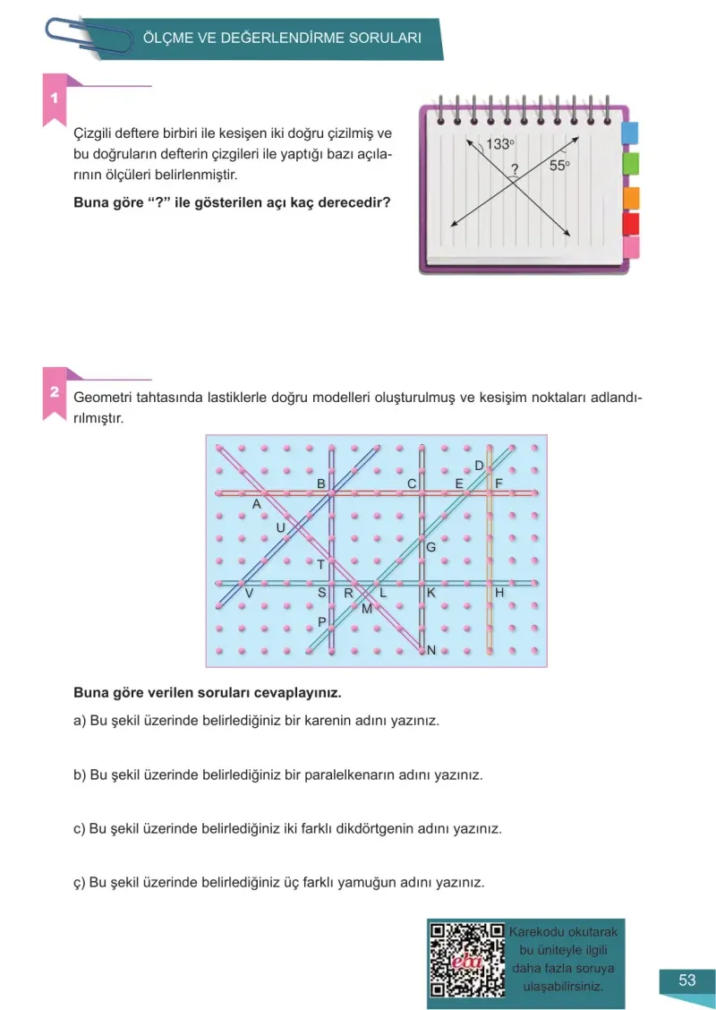 6. Sınıf Matematik Ders Kitabı Cevapları Meb Yayınları 2 Sayfa 53