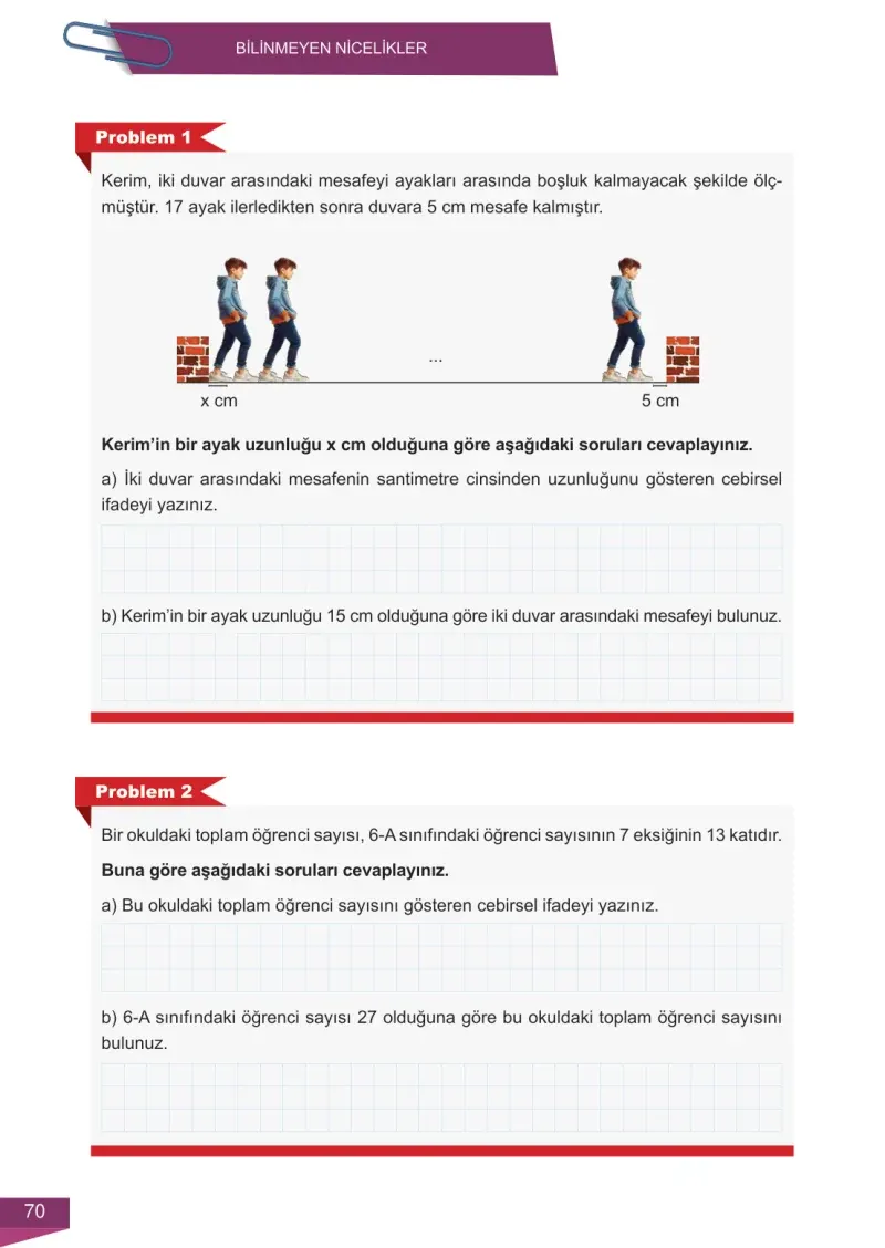 6. Sınıf Matematik Ders Kitabı Cevapları Meb Yayınları 2 Sayfa 70