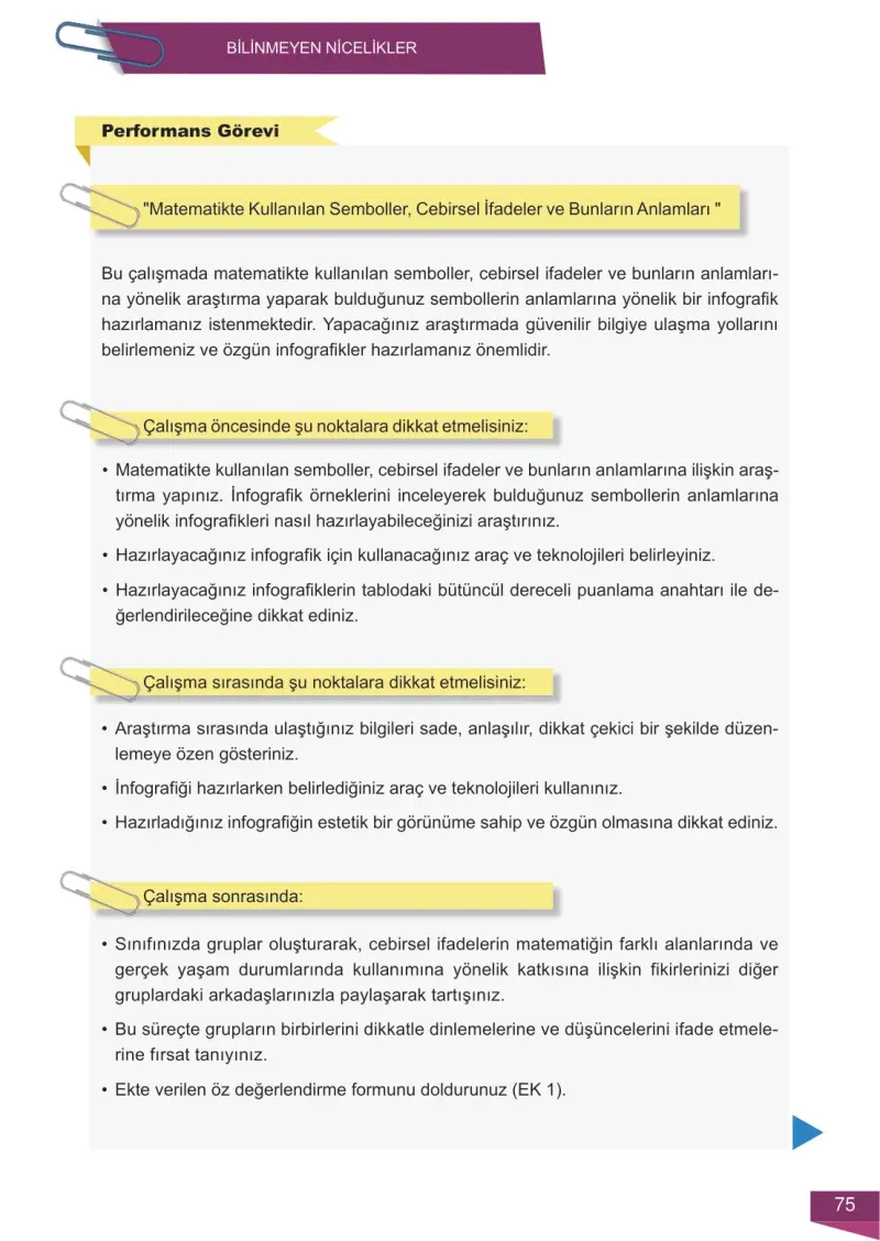 6. Sınıf Matematik Ders Kitabı Cevapları Meb Yayınları 2 Sayfa 75