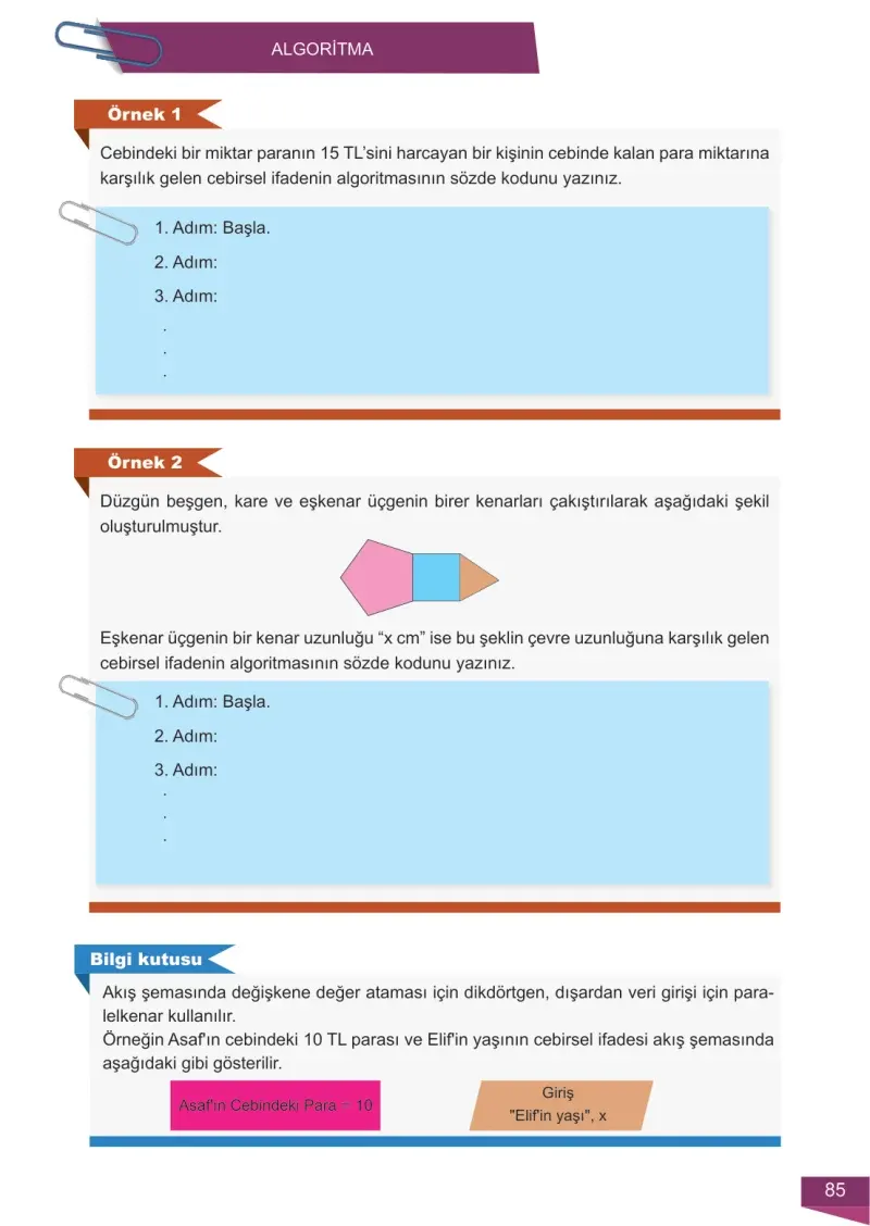 6. Sınıf Matematik Ders Kitabı Cevapları Meb Yayınları 2 Sayfa 85