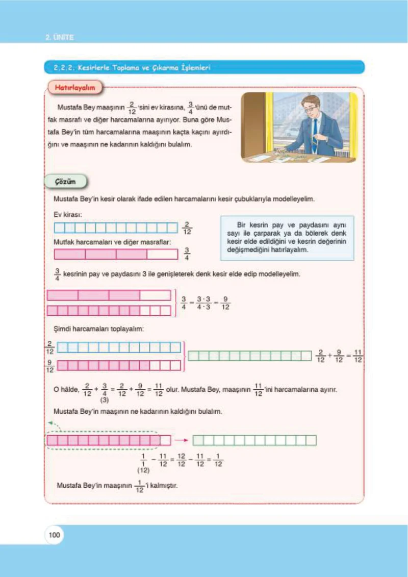 6. Sınıf Matematik Ders Kitabı Cevapları Öğün Yayınlar Sayfa 100