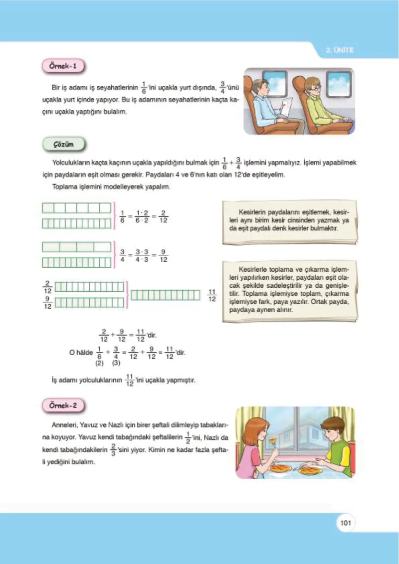 6. Sınıf Matematik Ders Kitabı Cevapları Öğün Yayınlar Sayfa 101