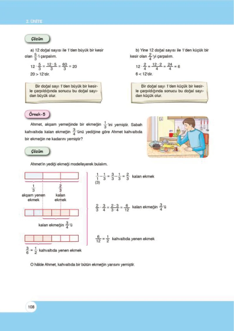 6. Sınıf Matematik Ders Kitabı Cevapları Öğün Yayınlar Sayfa 108