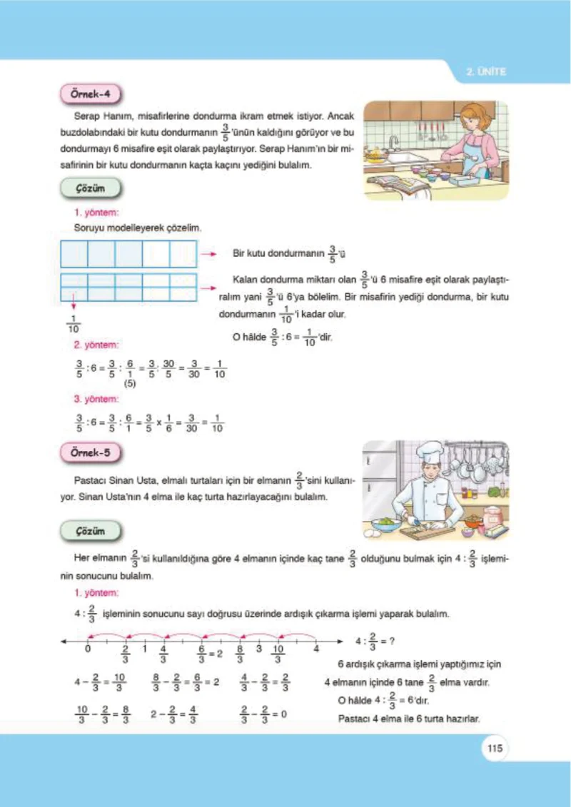 6. Sınıf Matematik Ders Kitabı Cevapları Öğün Yayınlar Sayfa 115