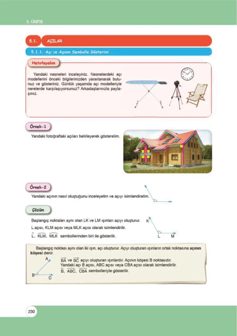 6. Sınıf Matematik Ders Kitabı Cevapları Öğün Yayınlar Sayfa 230
