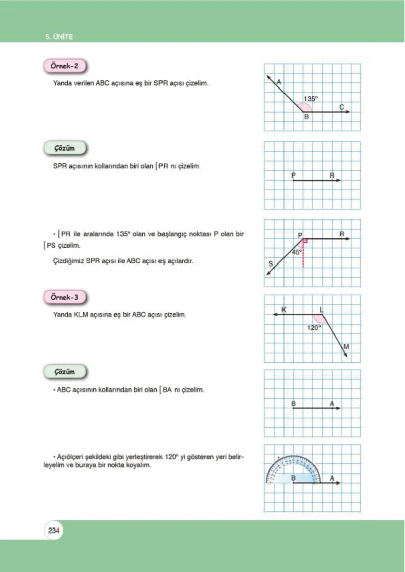 6. Sınıf Matematik Ders Kitabı Cevapları Öğün Yayınlar Sayfa 234