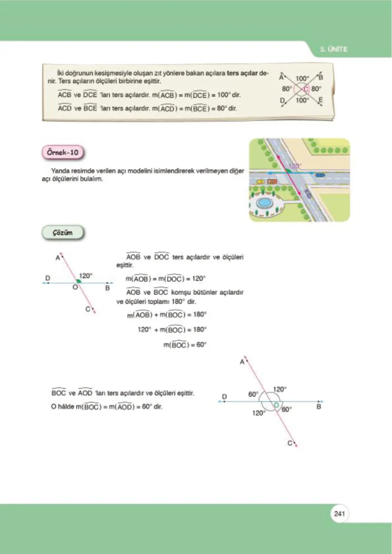 6. Sınıf Matematik Ders Kitabı Cevapları Öğün Yayınlar Sayfa 241