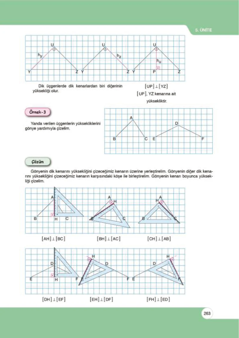 6. Sınıf Matematik Ders Kitabı Cevapları Öğün Yayınlar Sayfa 263
