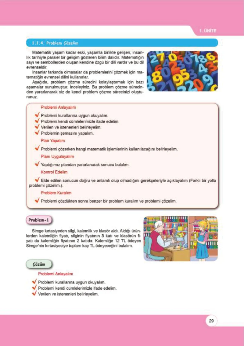 6. Sınıf Matematik Ders Kitabı Cevapları Öğün Yayınlar Sayfa 29