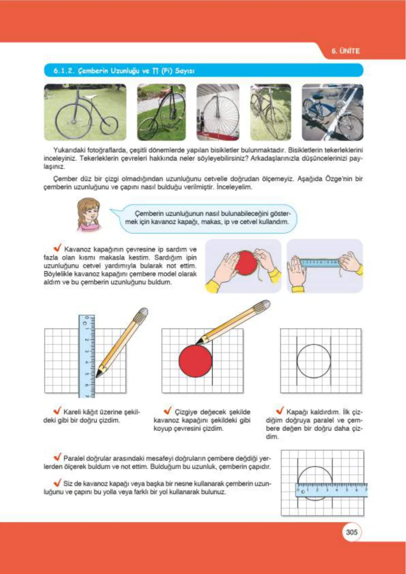 6. Sınıf Matematik Ders Kitabı Cevapları Öğün Yayınlar Sayfa 305