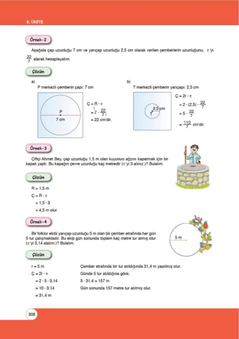 6. Sınıf Matematik Ders Kitabı Cevapları Öğün Yayınlar Sayfa 308