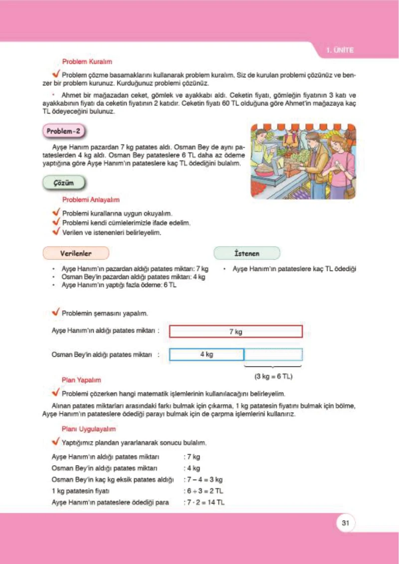 6. Sınıf Matematik Ders Kitabı Cevapları Öğün Yayınlar Sayfa 31