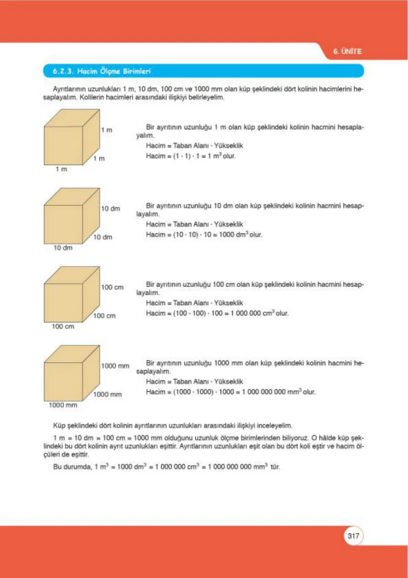 6. Sınıf Matematik Ders Kitabı Cevapları Öğün Yayınlar Sayfa 317