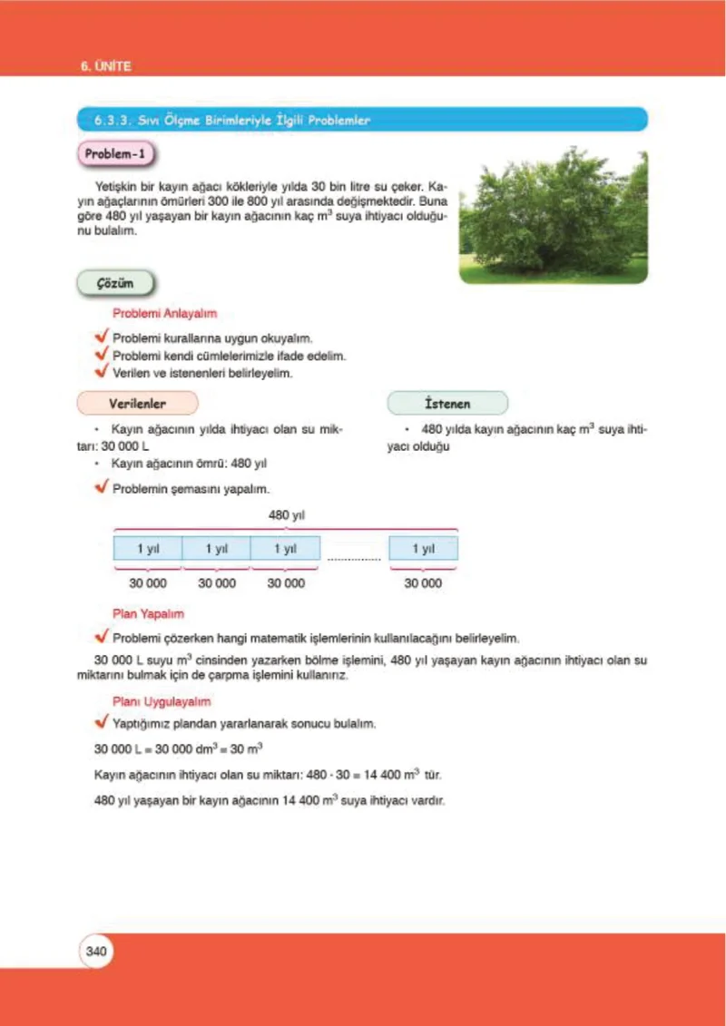 6. Sınıf Matematik Ders Kitabı Cevapları Öğün Yayınlar Sayfa 340