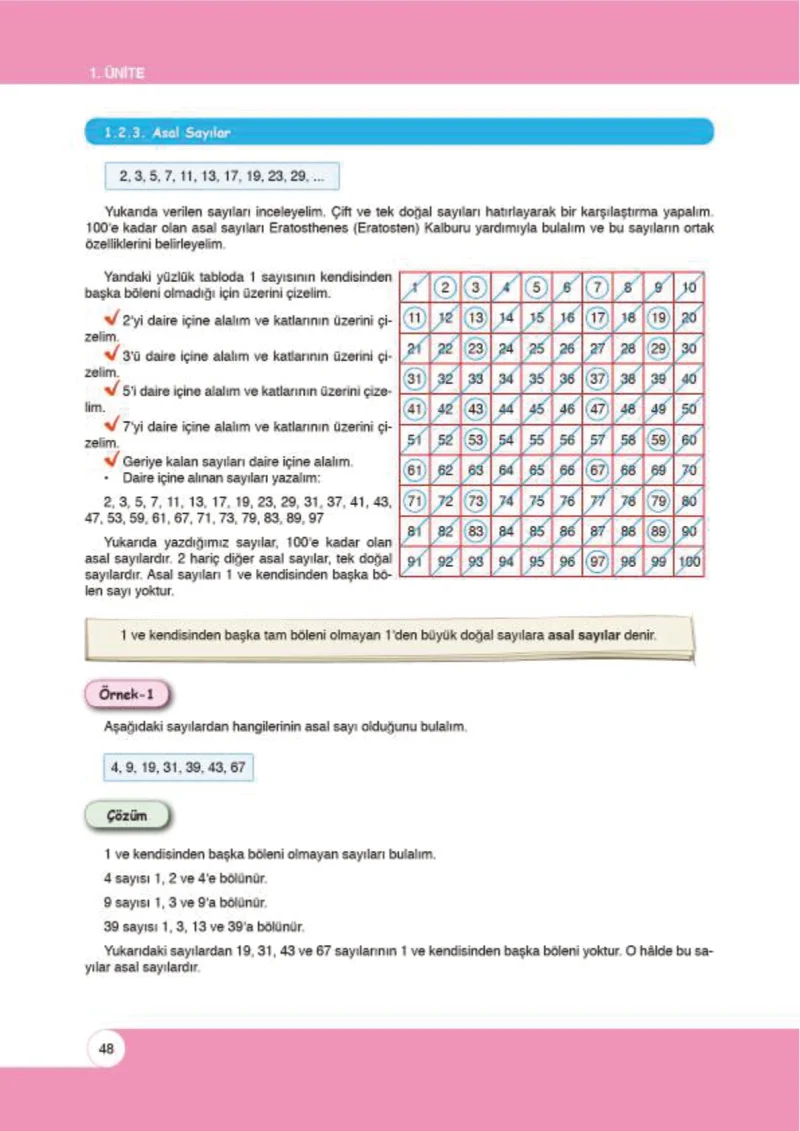 6. Sınıf Matematik Ders Kitabı Cevapları Öğün Yayınlar Sayfa 48