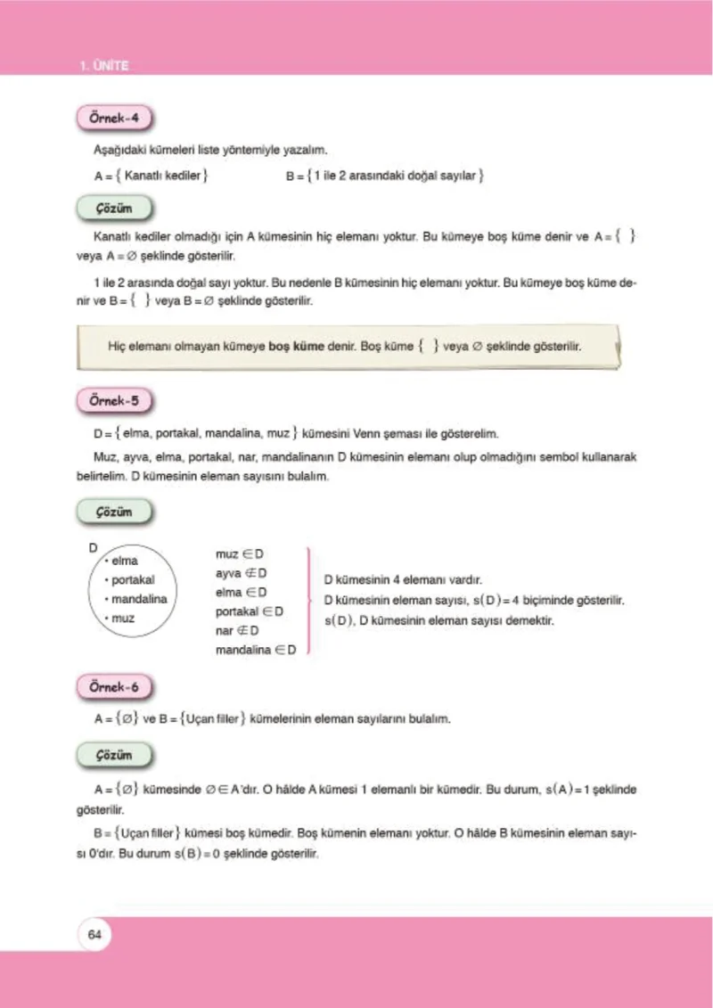 6. Sınıf Matematik Ders Kitabı Cevapları Öğün Yayınlar Sayfa 64