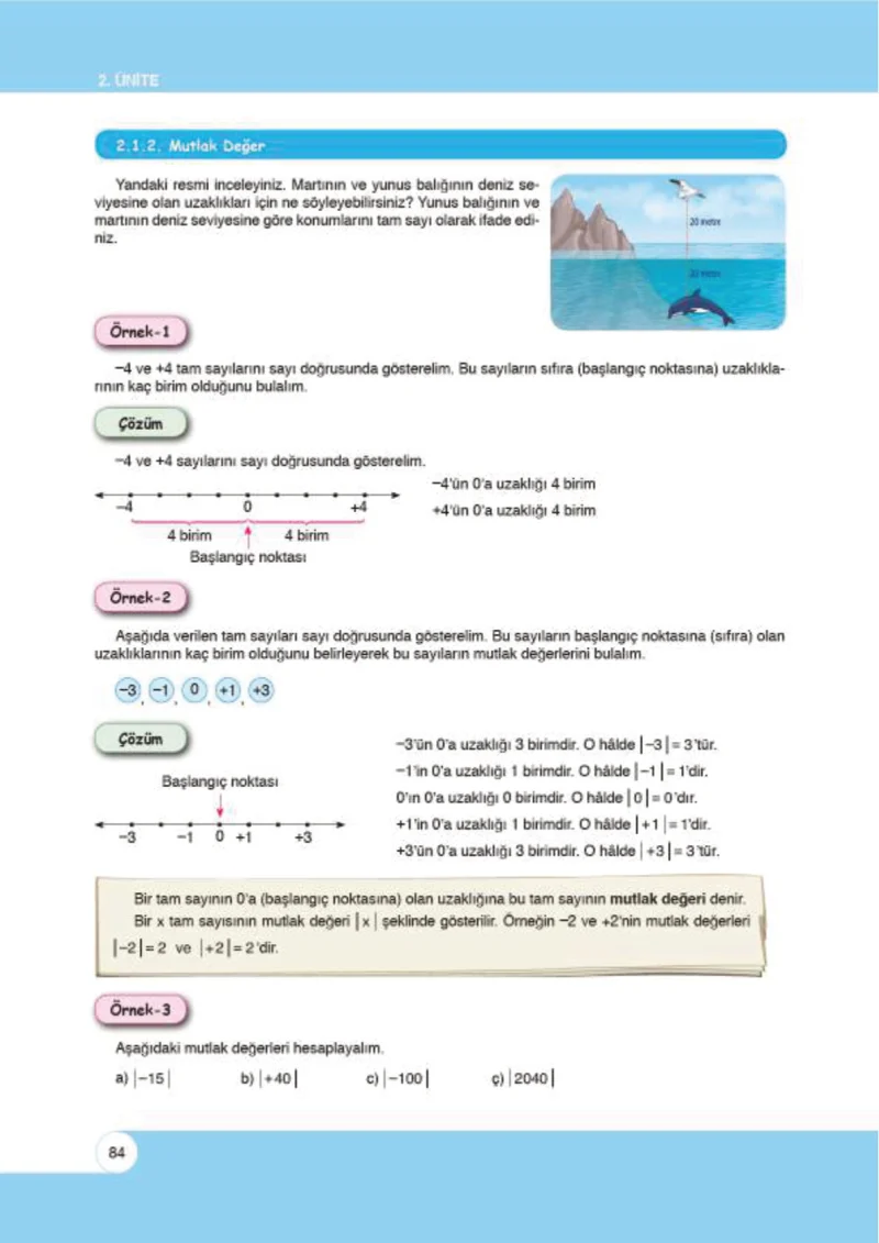 6. Sınıf Matematik Ders Kitabı Cevapları Öğün Yayınlar Sayfa 84