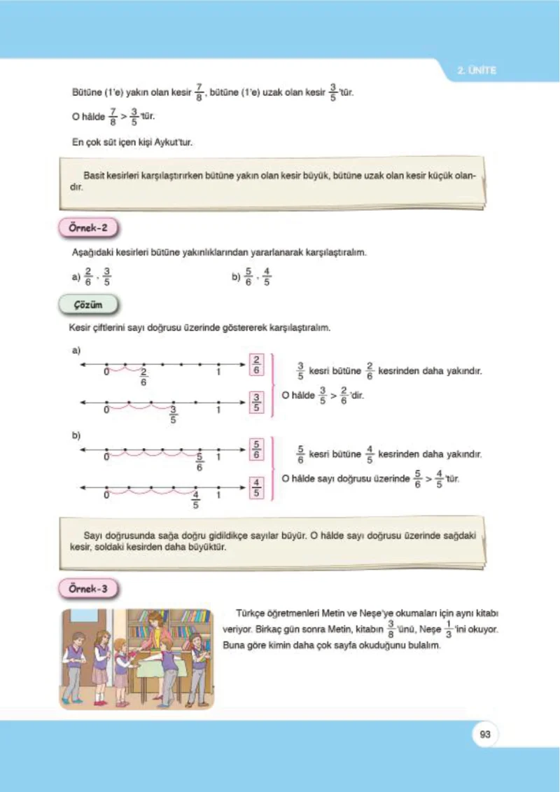 6. Sınıf Matematik Ders Kitabı Cevapları Öğün Yayınlar Sayfa 93