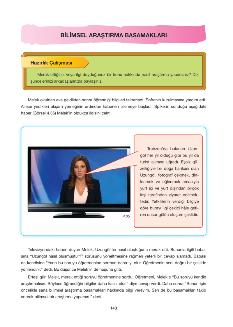 6. Sınıf Sosyal Bilgiler Ders Kitabı Cevapları Anadol Yayınları Sayfa 143