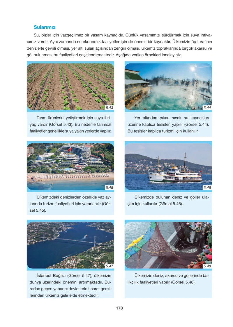 6. Sınıf Sosyal Bilgiler Ders Kitabı Cevapları Anadol Yayınları Sayfa 170