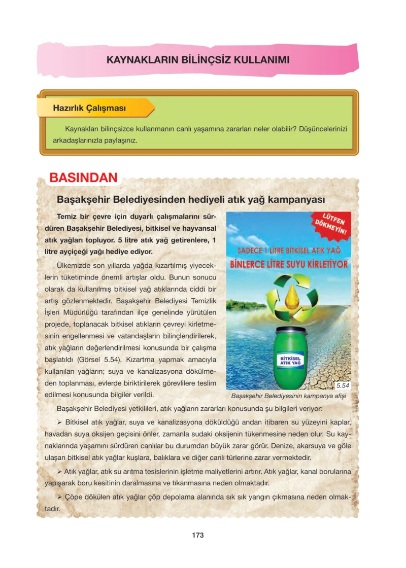 6. Sınıf Sosyal Bilgiler Ders Kitabı Cevapları Anadol Yayınları Sayfa 173