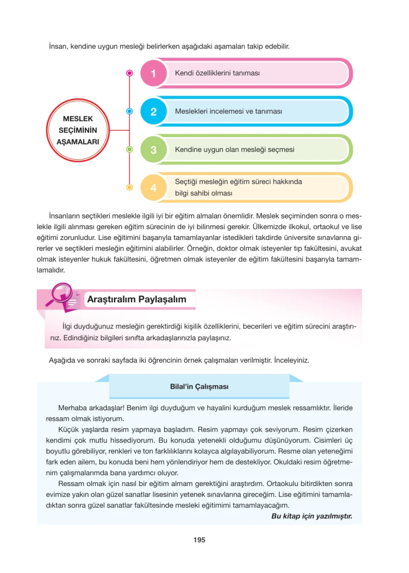 6. Sınıf Sosyal Bilgiler Ders Kitabı Cevapları Anadol Yayınları Sayfa 195