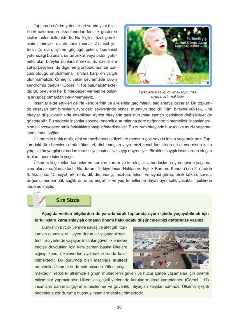 6. Sınıf Sosyal Bilgiler Ders Kitabı Cevapları Anadol Yayınları Sayfa 20