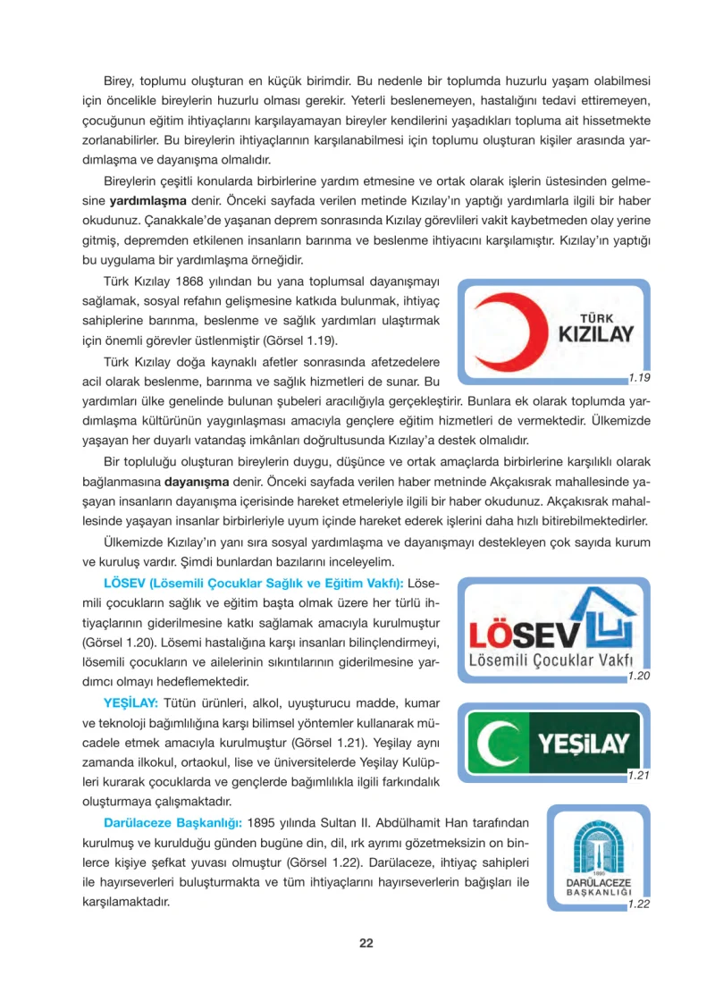 6. Sınıf Sosyal Bilgiler Ders Kitabı Cevapları Anadol Yayınları Sayfa 22