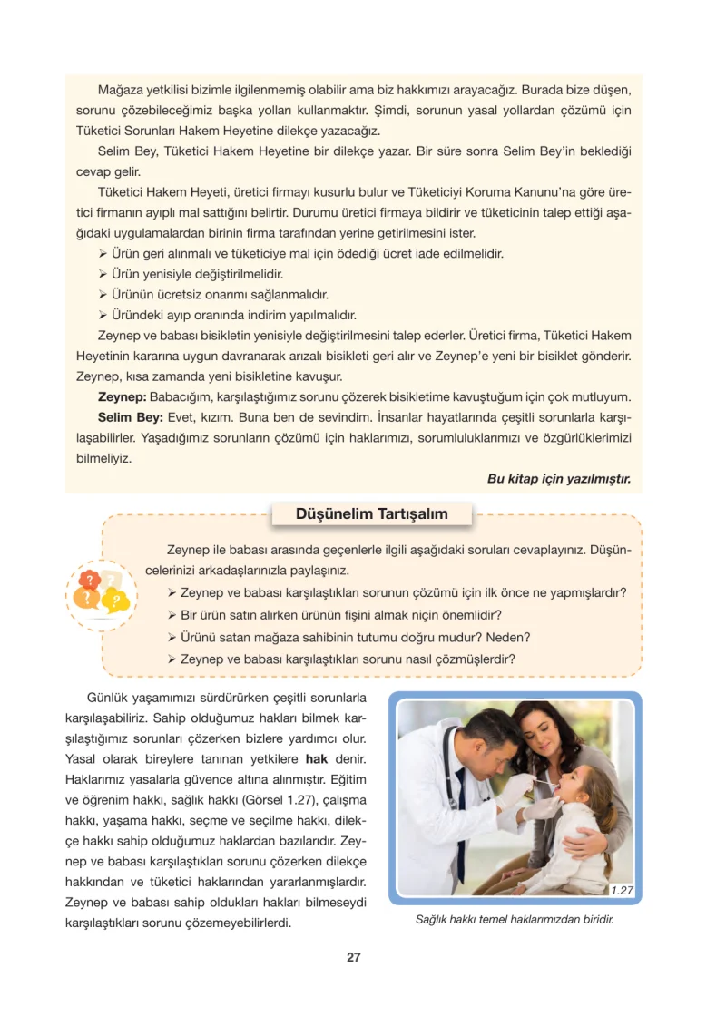 6. Sınıf Sosyal Bilgiler Ders Kitabı Cevapları Anadol Yayınları Sayfa 27
