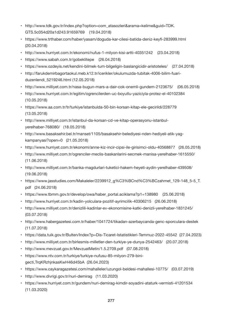 6. Sınıf Sosyal Bilgiler Ders Kitabı Cevapları Anadol Yayınları Sayfa 277