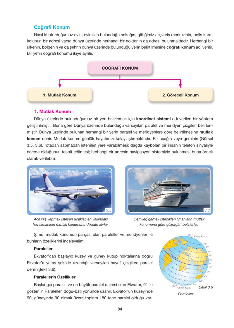 6. Sınıf Sosyal Bilgiler Ders Kitabı Cevapları Anadol Yayınları Sayfa 84