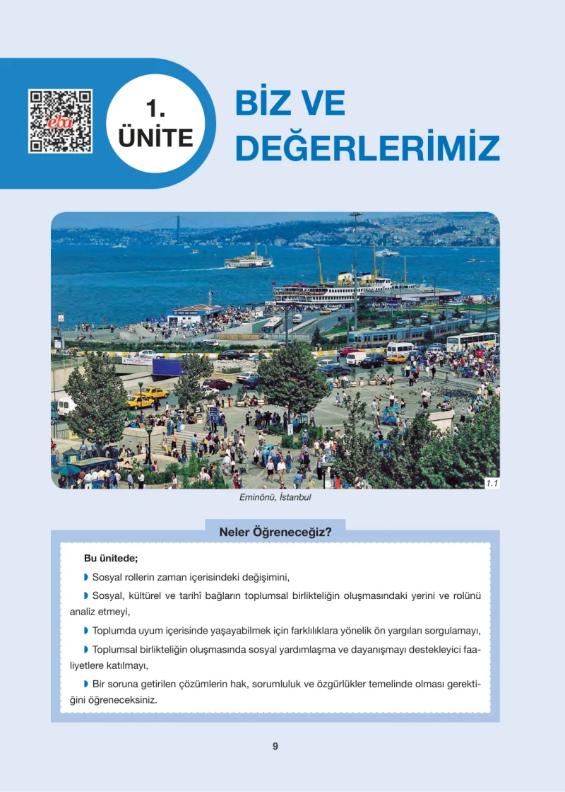 6. Sınıf Sosyal Bilgiler Ders Kitabı Cevapları Anadol Yayınları Sayfa 9