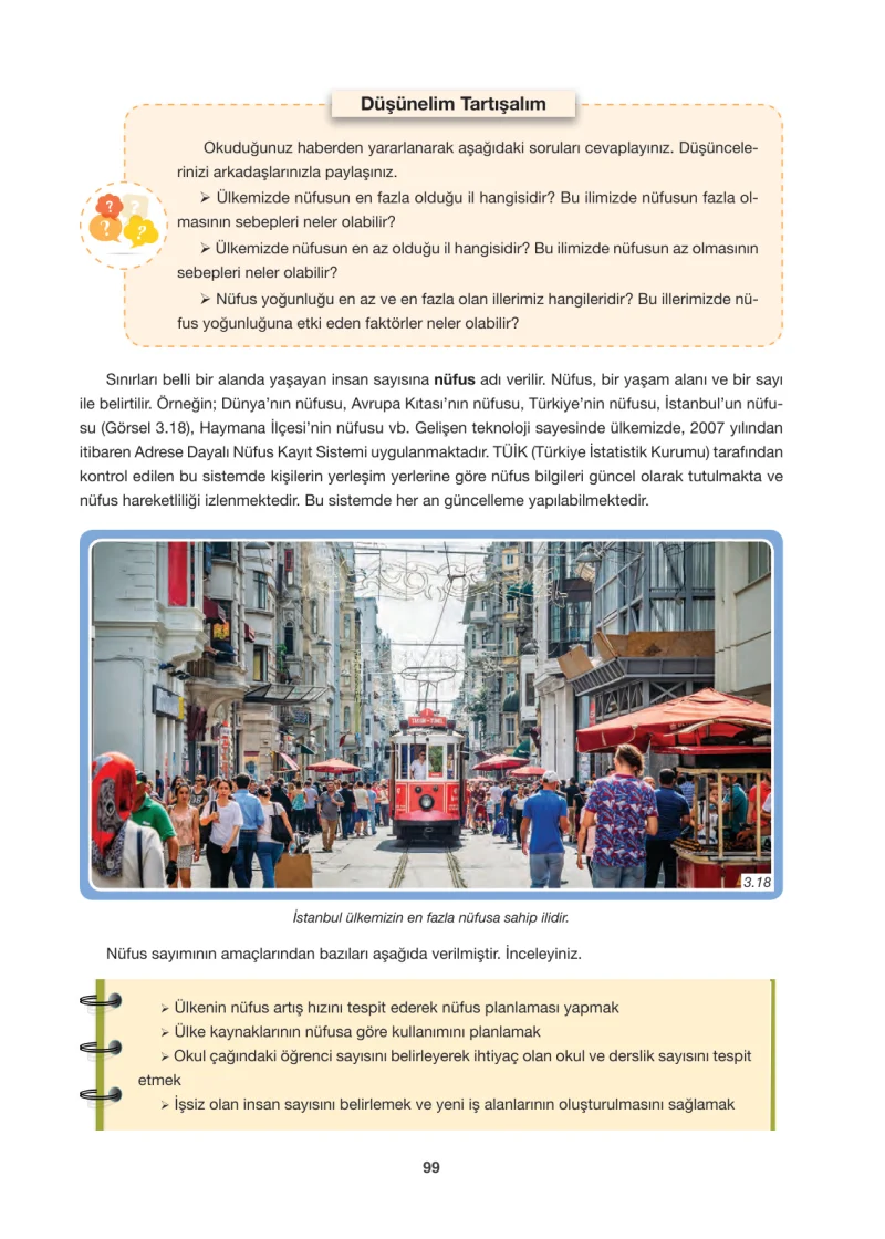6. Sınıf Sosyal Bilgiler Ders Kitabı Cevapları Anadol Yayınları Sayfa 99