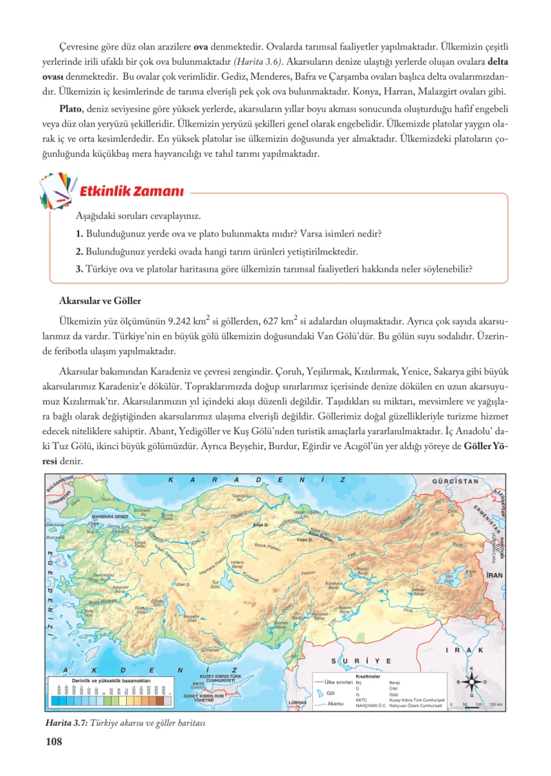6. Sınıf Sosyal Bilgiler Ders Kitabı Cevapları Evos Yayınları Sayfa 108