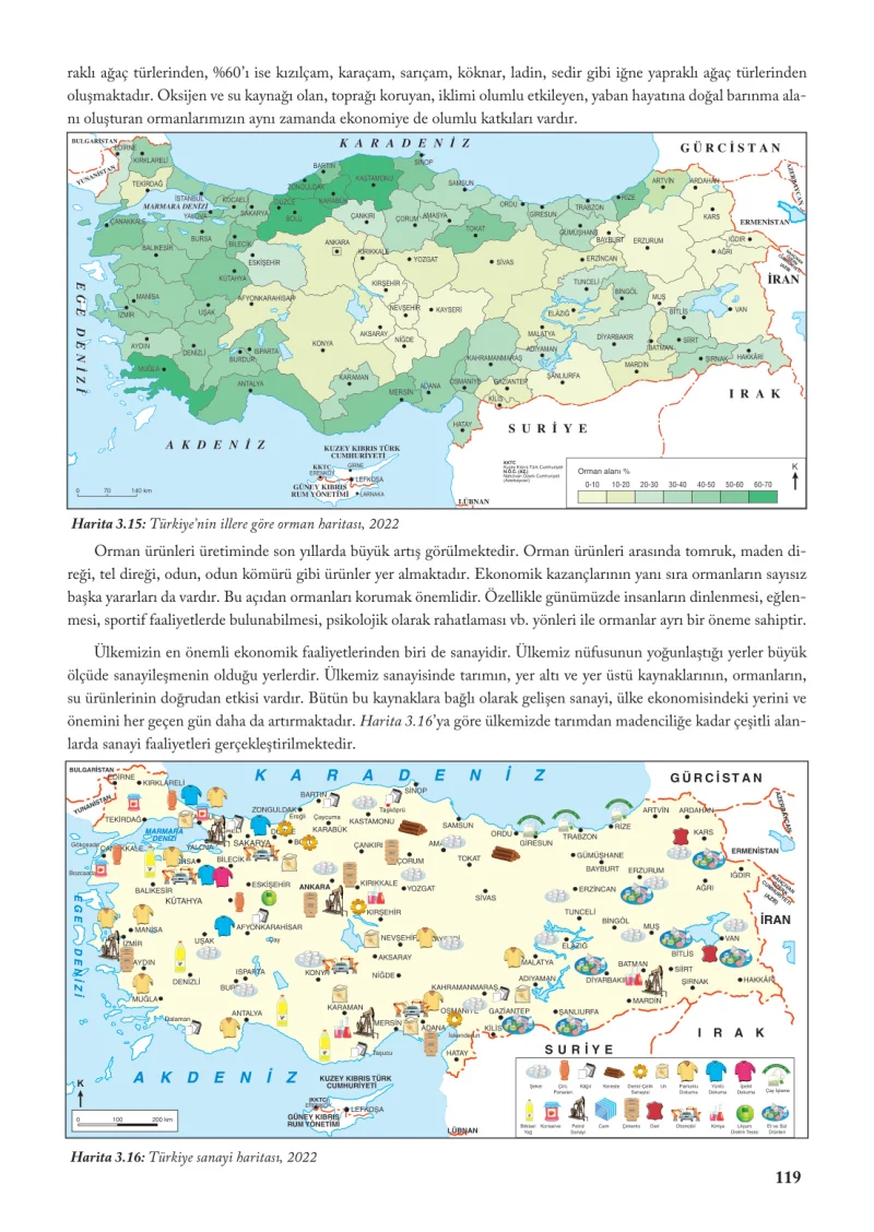 6. Sınıf Sosyal Bilgiler Ders Kitabı Cevapları Evos Yayınları Sayfa 119