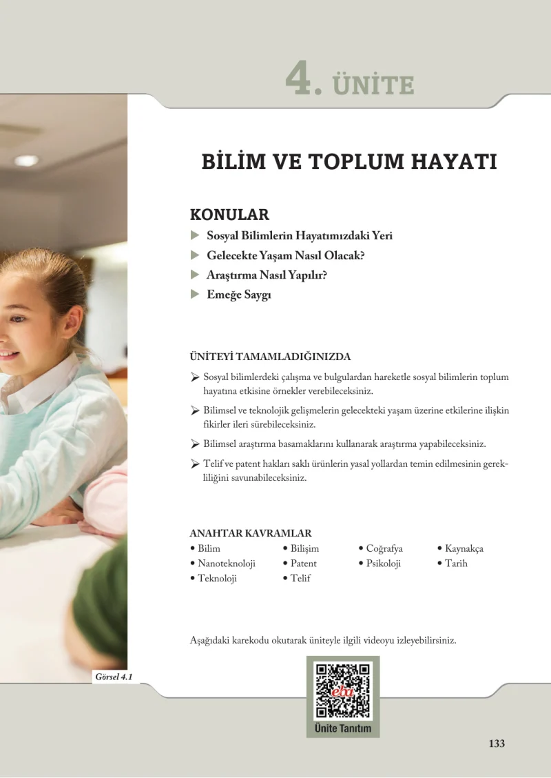 6. Sınıf Sosyal Bilgiler Ders Kitabı Cevapları Evos Yayınları Sayfa 133