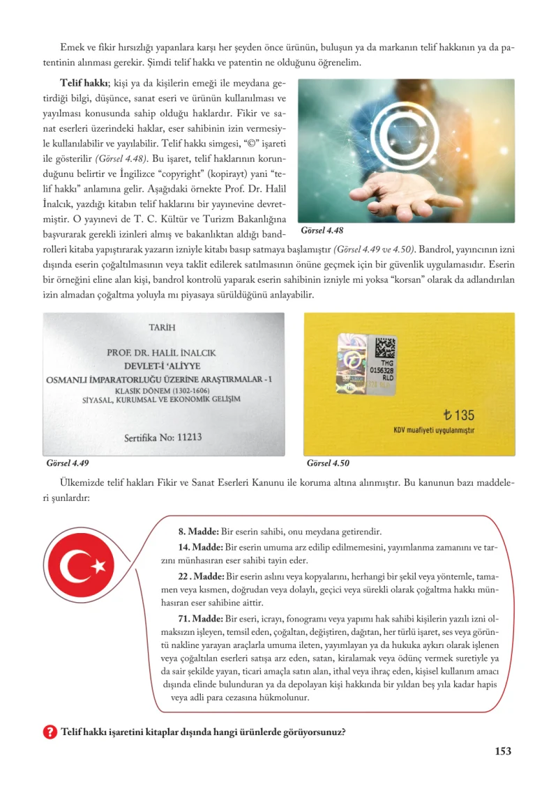 6. Sınıf Sosyal Bilgiler Ders Kitabı Cevapları Evos Yayınları Sayfa 153