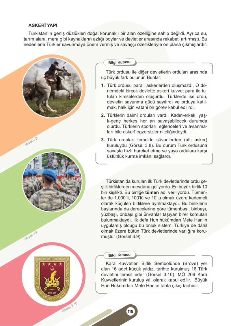 6. Sınıf Sosyal Bilgiler Ders Kitabı Cevapları Meb Yayınları 1. Kitap Sayfa 118