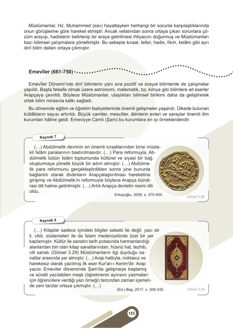6. Sınıf Sosyal Bilgiler Ders Kitabı Cevapları Meb Yayınları 1. Kitap Sayfa 135