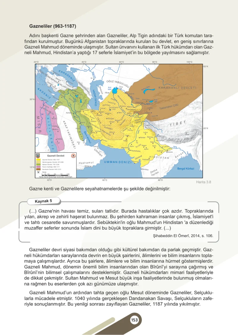 6. Sınıf Sosyal Bilgiler Ders Kitabı Cevapları Meb Yayınları 1. Kitap Sayfa 153