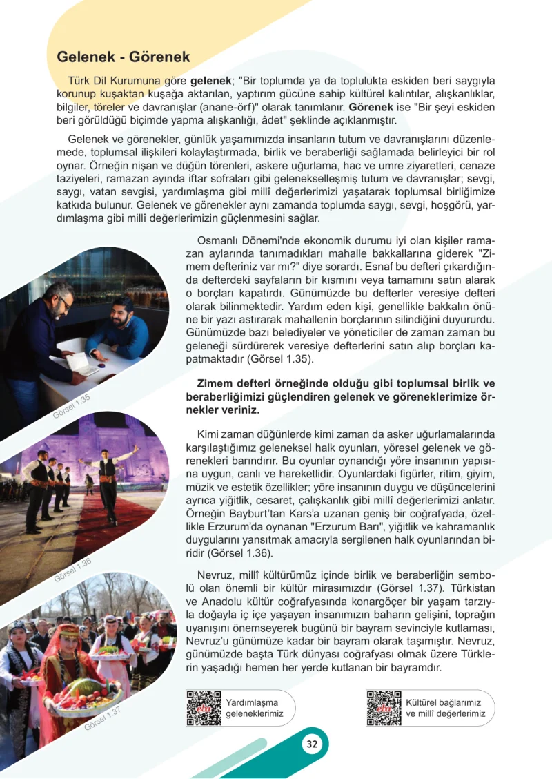 6. Sınıf Sosyal Bilgiler Ders Kitabı Cevapları Meb Yayınları 1. Kitap Sayfa 32