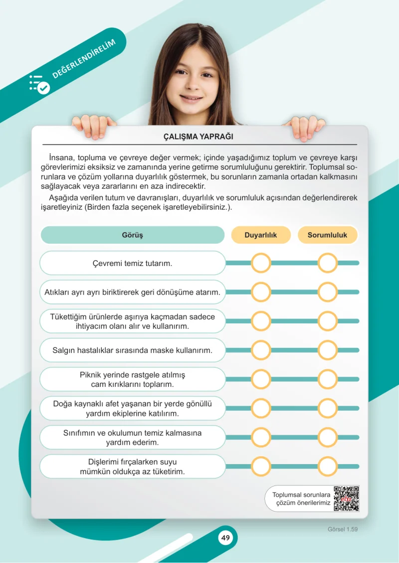 6. Sınıf Sosyal Bilgiler Ders Kitabı Cevapları Meb Yayınları 1. Kitap Sayfa 49
